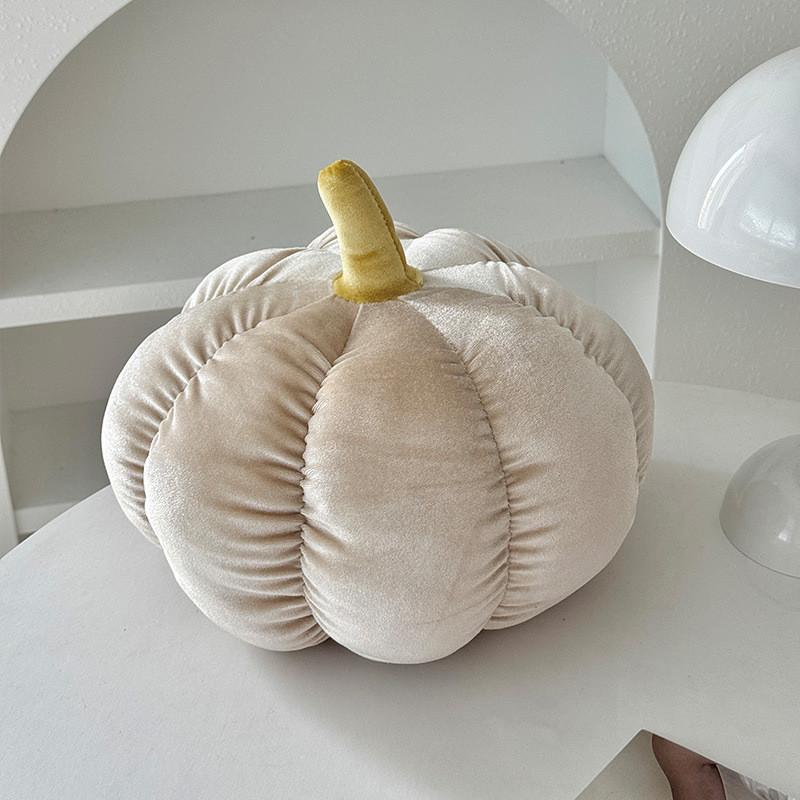 Cuscino Peluche Zucca Per Regalo Bambini Halloween Con Copertura in Velluto