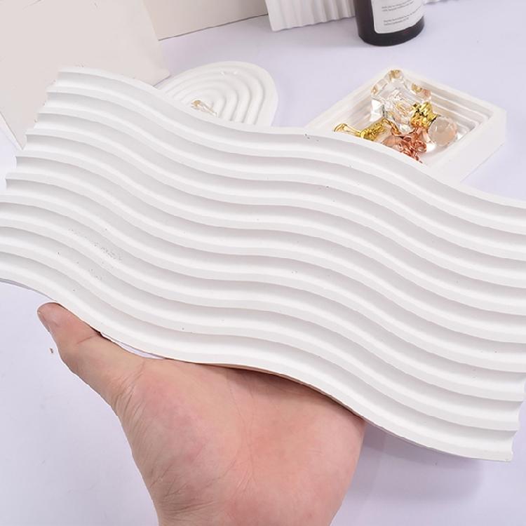 Resin Tray Mold Silicone Coasters Mold for Cup Mat Home Decor Jewelry Box Mold