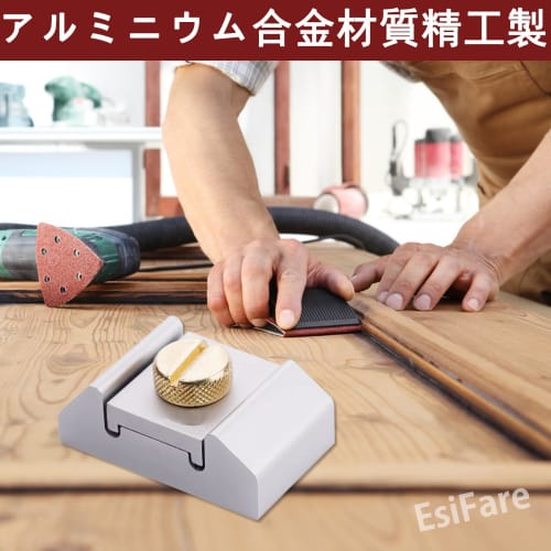 EsiFare Sandpaper Holder, Hand Sander, Edge Grinding and Polishing Tool, Ergonomic Design, Reduces Hand Fatigue, Non-Slip, Easy To Use, for Woodworkin