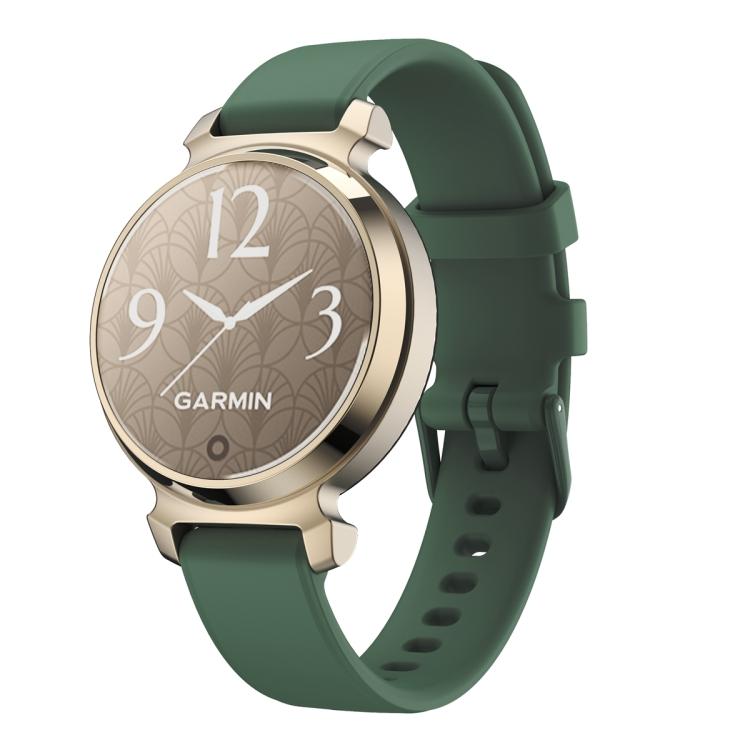 

Силиконовый ремешок для часов For Garmin Lily 2 темно-зеленого