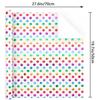 3pcs Rainbow Foil Wrapping Paper Colorful Gift Wrap For Birthday Wedding Party Festival Gift Wrapper