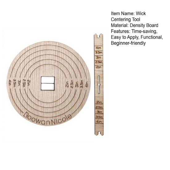 Wick Centering Tool for Candle Making Magnetic Wick Holder Center And Set Wicks Quick