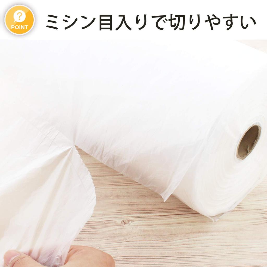 Hushåll Japan Standard Påsrulle 13 Genomskinlig 2500 ark Tjocklek Nej. 0,006 mm JR-13