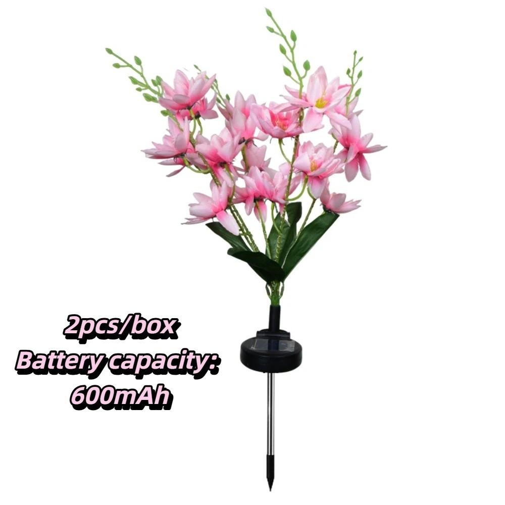 

2pcs Waterproof Structure Outdoor Garden Stake Light Lawn Light for 1.2V/600mAh Patios Yards розовый