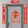 Year of the Horse Spring Festival Couplets Set: New Year Fu Character Stickers & Door Decorations - Gift Package with Free Shipping