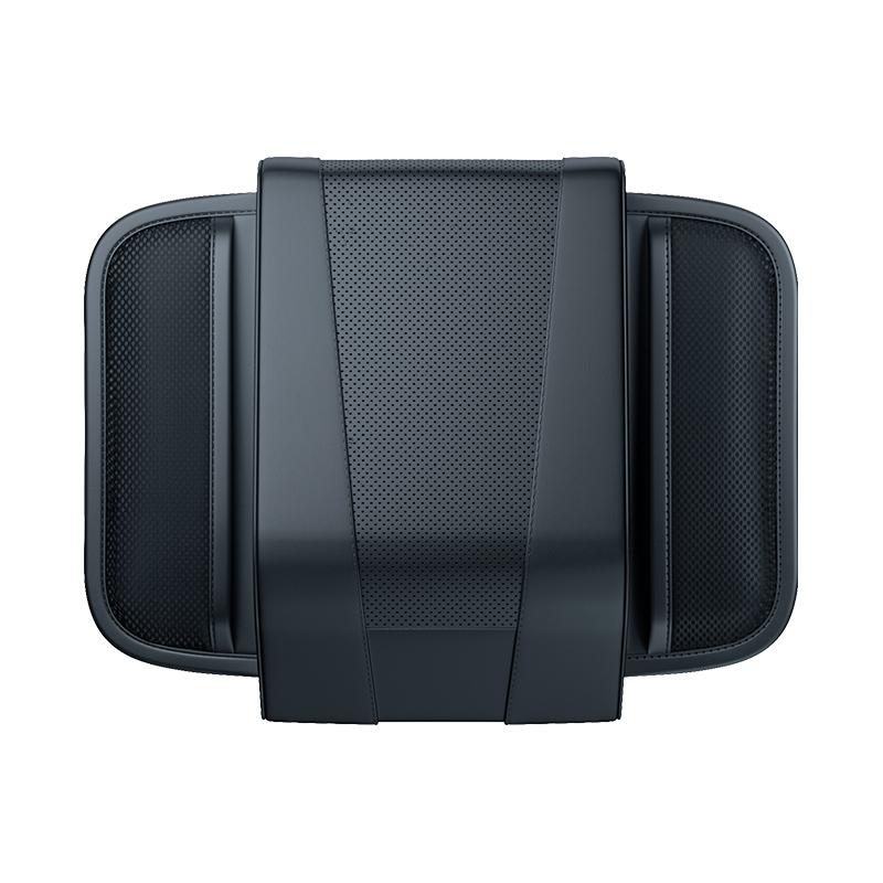 Car Armrest Box Booster Pad Leather Auto Central Console Protection Cushion Thicken Hand Support Arm Rest Storage with Pocket чёрный