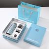 Pure Titanium Insulated Cup with Magnetic Lid - Antibacterial Tea & Water Separation, Direct Lift, Gift Box Packaging for Business or Health Use.