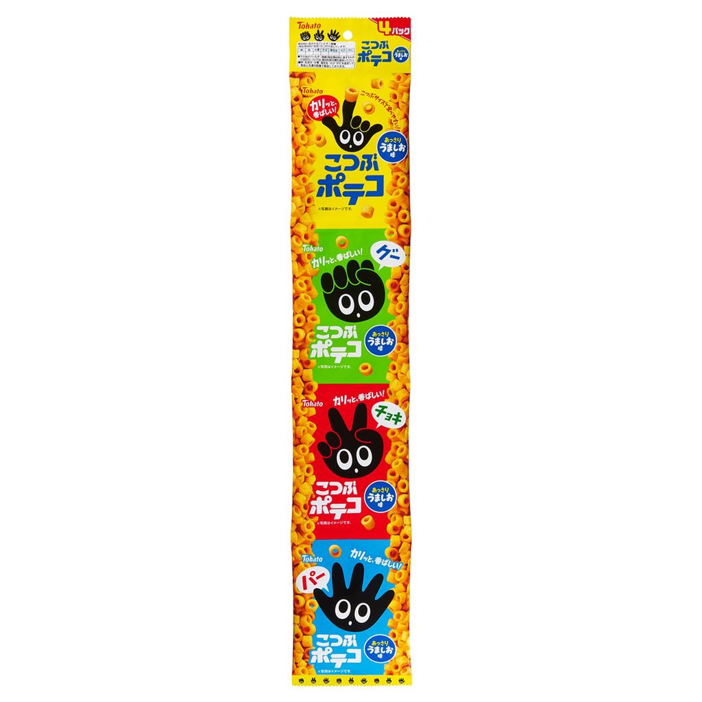 Tohato Kotsubu Poteko Umami Salt Flavor 56g x 15 bags 4-pack