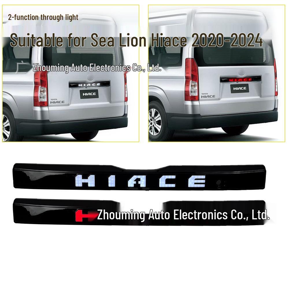 LED-Rückleuchte für Toyota Hiace 2019-2025, Durchgehende Bremslicht-Upgrade