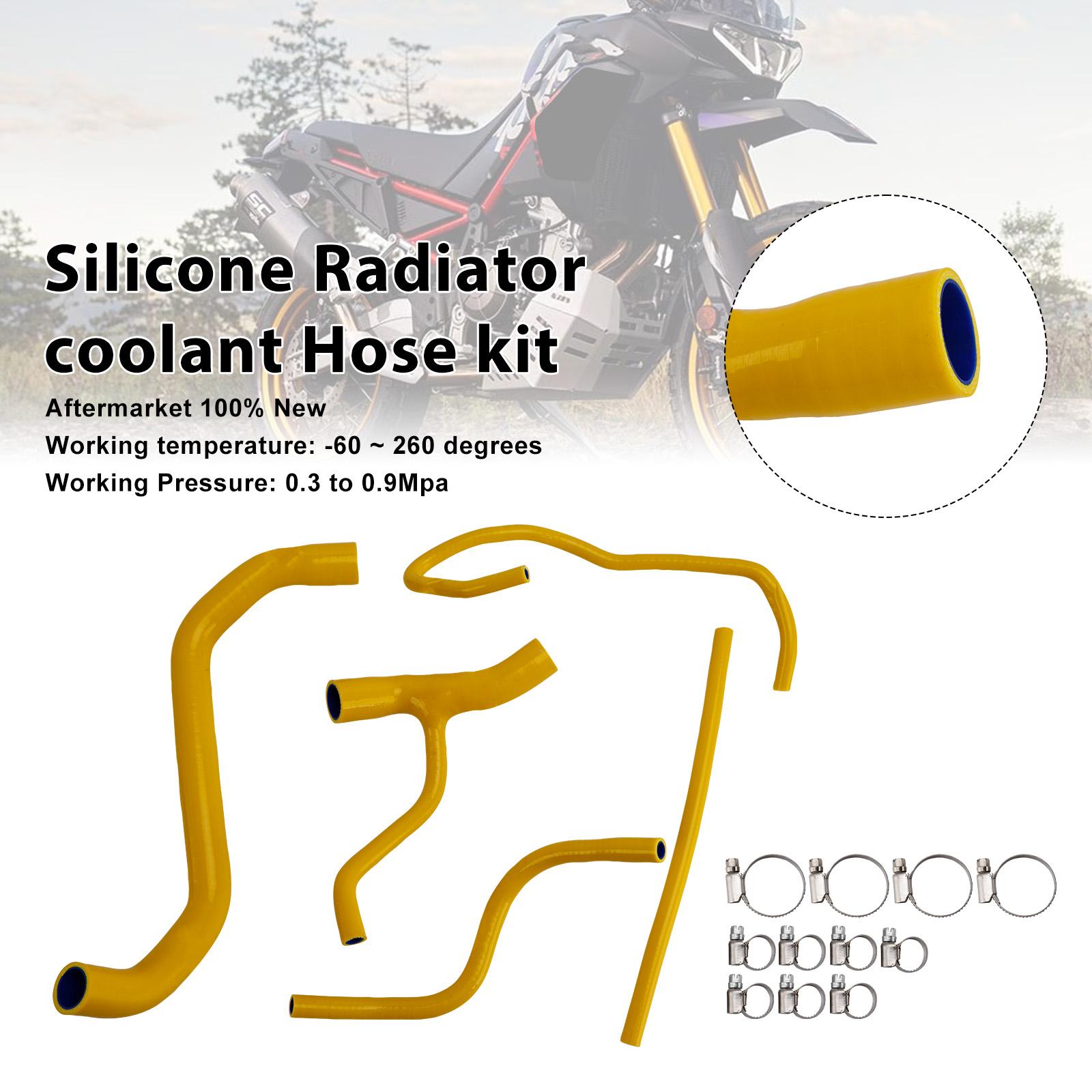

Silicone Radiator coolant Hose Fit For Aprilia Tuareg 660 2022-2025 Yellow