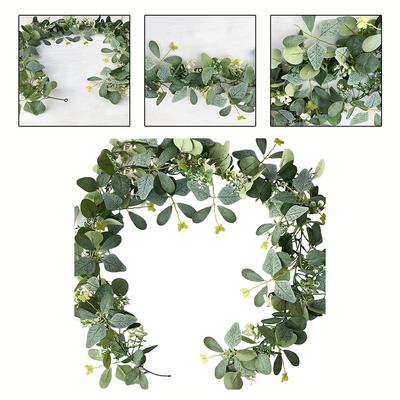 Encrypted CM Simulated Rattan Spring Eucalyptus Leaf
