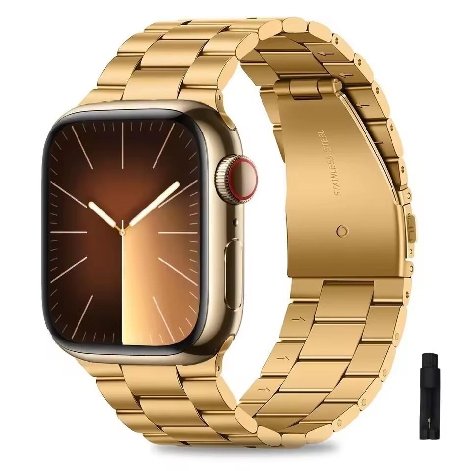 NEW Metal Strap for Apple Watch Ultra 49mm 9 8 7 45mm 41mm Stainless Steel Bracelet for IWatch 6 5 SE 3 44mm 42mm 38mm Watch Band