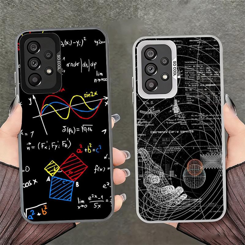 Physics Chemical Mathematics Shockproof Phone Case for Samsung A17 A16 A15 A14 A37 A57 A36 A56 A26 A35 A55 A25 A34 A54 A24 A13 A