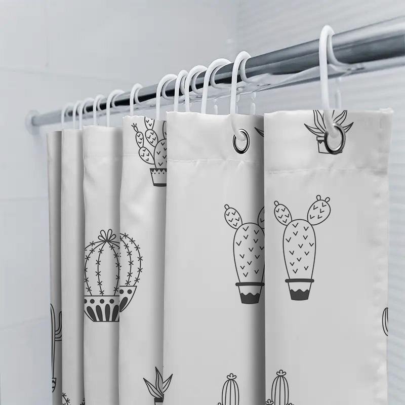 Home Shower Curtains For Bathroom Waterproof Fabric Modern Nordic Style Bathroom Curtains Shower Curtain 180X200