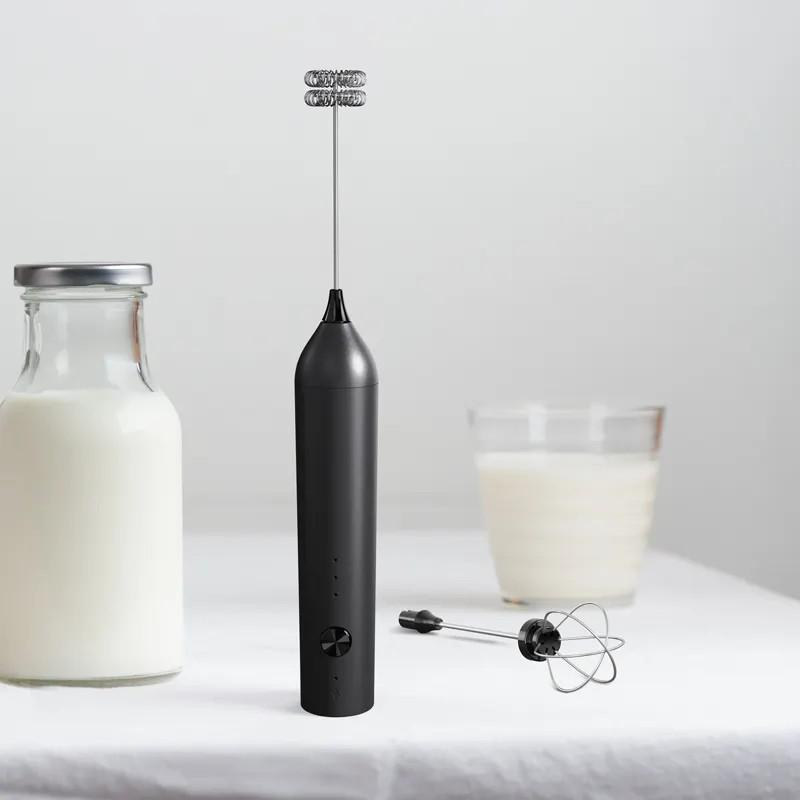 Kitchen Powerful Stirrer Milk Frother Handheld Foam Maker for Lattes Whisk Drink Mixer Coffee Electric Rechargable Egg Beater