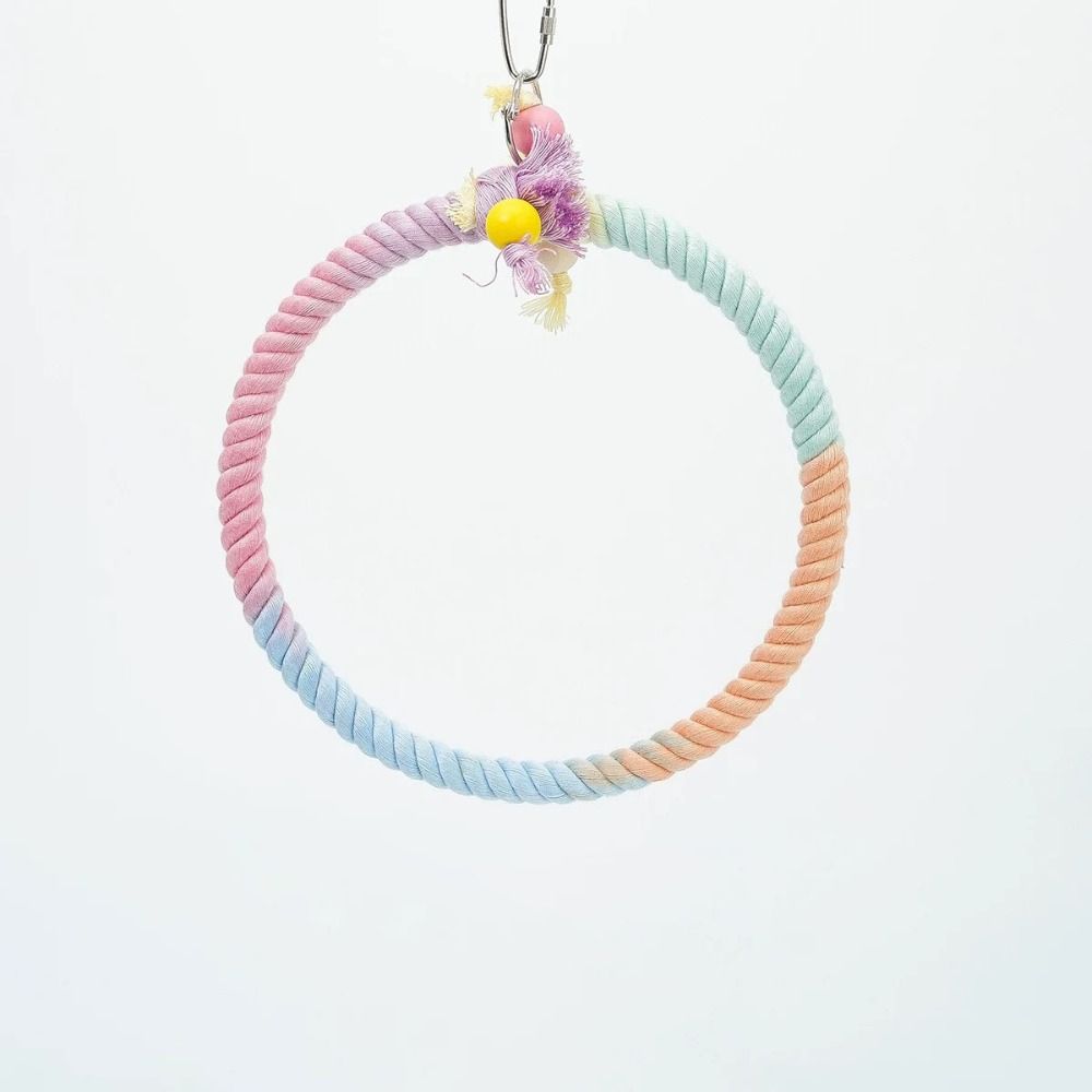 Paw Grinding Parrot Hanging Clip Colored Parrot Standing Stick Parrot Birds Cage Toy Training Toys