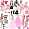 Barwawa 30cm Doll Clothes, Doll Dresses, 15 Sets  6 Outfits + 6 Pairs of Shoes + 3 Accessories (Sunglasses, Bag, Etc.) for 16 Dolls