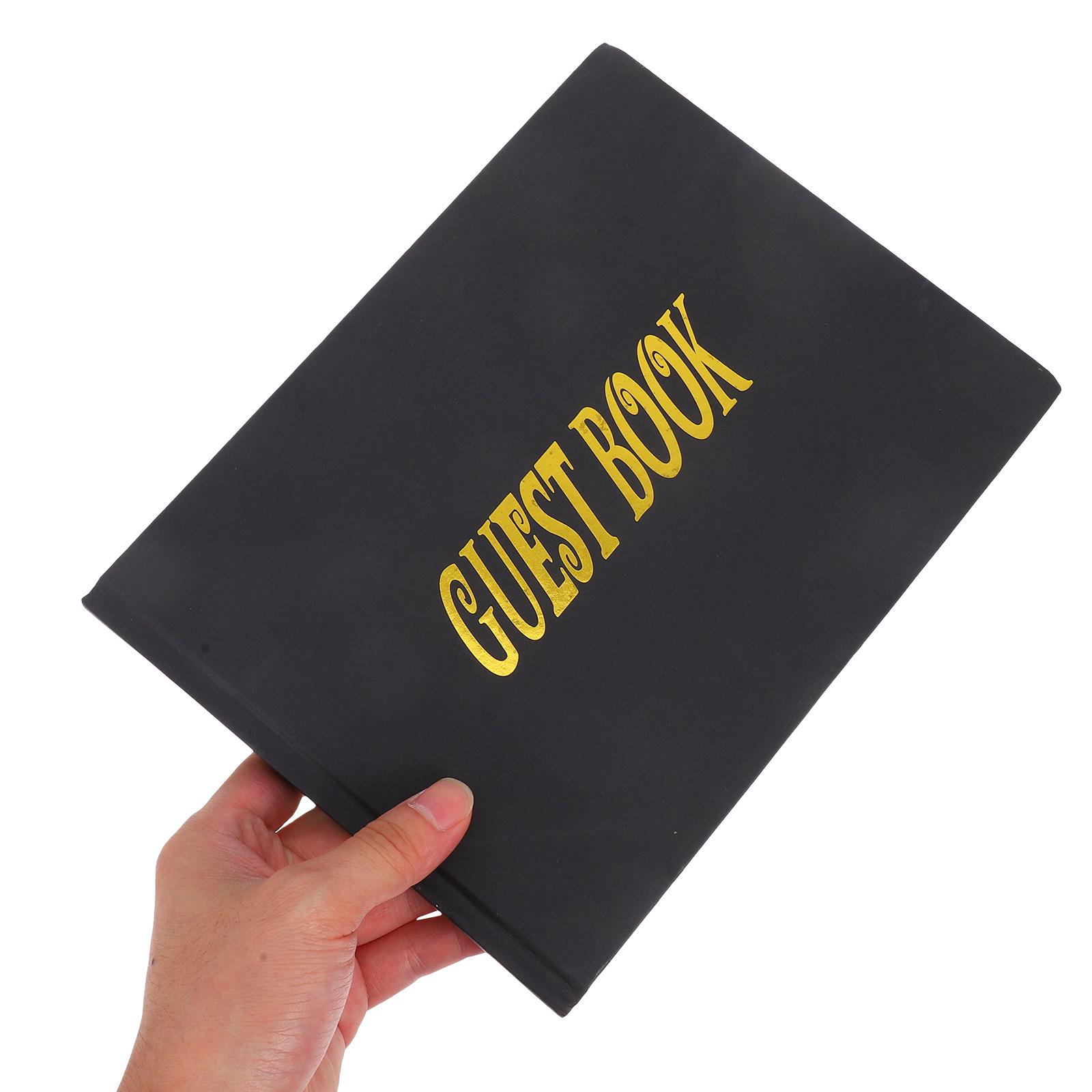 

Wedding Guest Book Elegant Signature Memory Book for Ceremony Reception Signing Photo Album Bridal Shower Graduation Funeral other