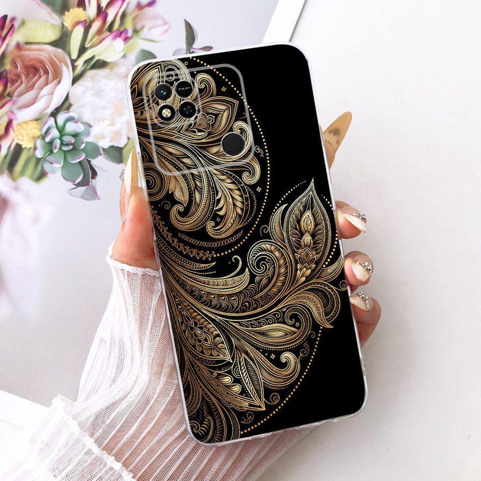 For Xiaomi Redmi 10A Case Popular Flower Bowknot Soft Clear Silicone Phone Cover For Xiaomi Redmi 10A Sport Funda Redmi10a Shell