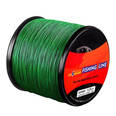 PE Geflochtene Angelschnur 300 m 30lb 2,5 Rock Sea Angelschnur für Salzwasser Süßwasser Grün