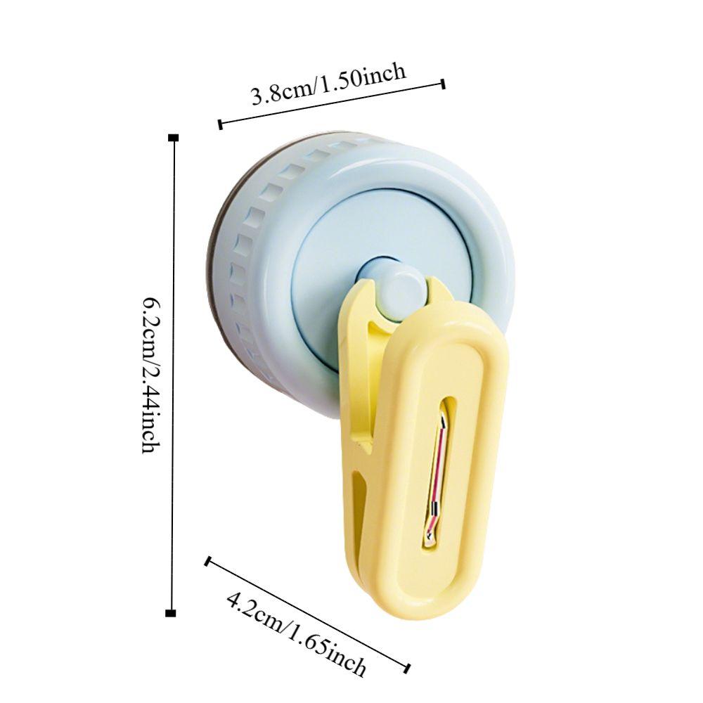 Suction Cup Storage Clip Wall Mounted Multiple Clamp Multi-purpose Storage Rack Home