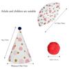 ABWR-32Pcs Paper Gold Foil Happy Birthday Party Cone Hats For Adults And Kids Party Decoration