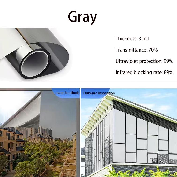 Thickened Nano Heat Insulation Window Film - Sun UV Blocking One-Way Privacy Anti-Glare for Home & Office Use