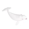 Simulated Sea Animal White Whale Model Plastic Ocean Animal Decoration Educational Toy for Home Decor Children 1Pack