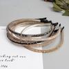 Úplné diamantové vlasové doplňky Čelenka Crystal Headband Fashion Barokní drahokamu čelenka Svatební pokrývky hlavy