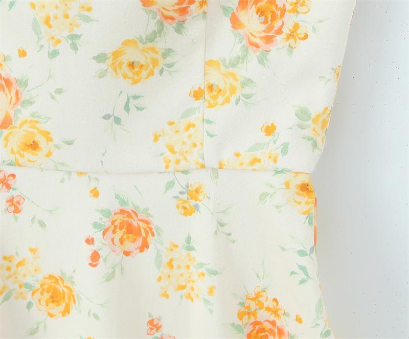 TAOP&ZA Women's Bow Floral Print Poplin Dress - Spring/Summer Collection