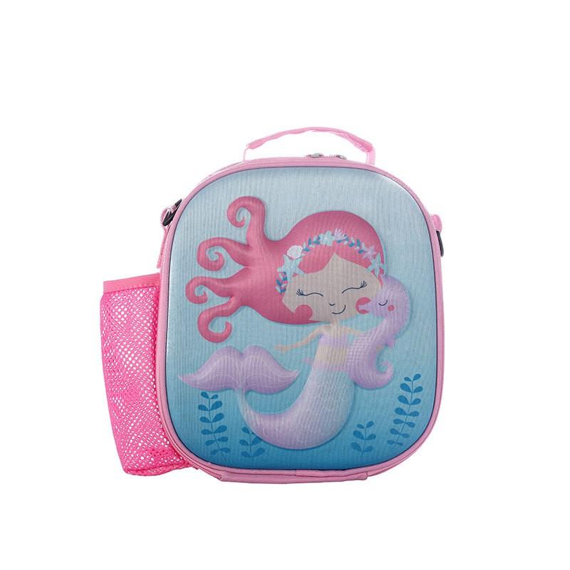 Insulated Lunch Bag Kids With Cartoon 3D Design Oxford Fabric Crossbody Lunchbox Tote School Snacks Fruits