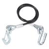 Trailer Safety Cable With Hook Adjustable Length High Strength Galvanized Iron Trailer Safety Rope 3500lbs Load Bearing for RV