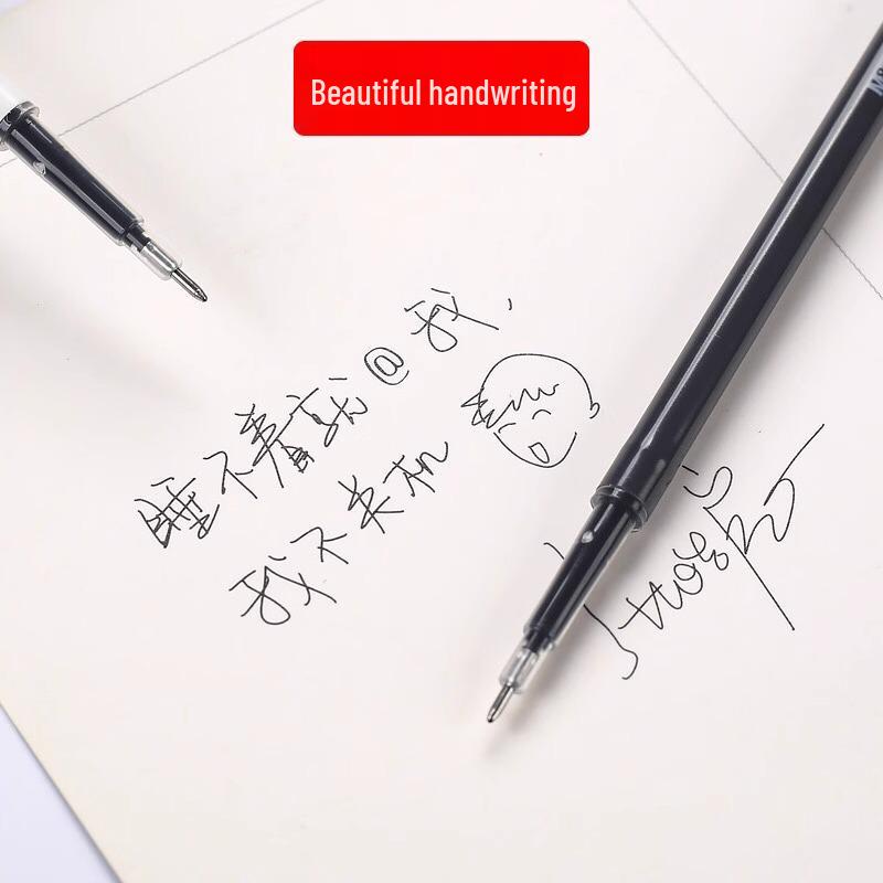 MG 9006 Neutral Pen Refill, Original Flavor, 0.5mm Quick-Drying Ceramic Ballpoint, Full Needle Tube for Students