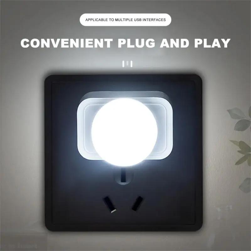 1X 3X 5X 10X LED USB Lamp 5V 1W Light Bulb Cool White Book Reading Nightlight Books Desk Lamps Table Bedside Interior Lighting