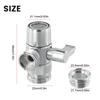 Kichen Accessories Valve Diverter Faucet Diverter 3-way Bidet Shower Connector Diverter Faucet Adapter For Toilet Sink Splitter