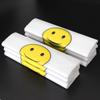 Thickened Transparent Smiley Face Plastic Vest Bag - Disposable Shopping and Takeaway Bag