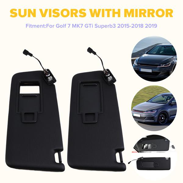 1 Pair Sun Visors (5G0857551 & 5G0857552) for Volkswagen Golf 7