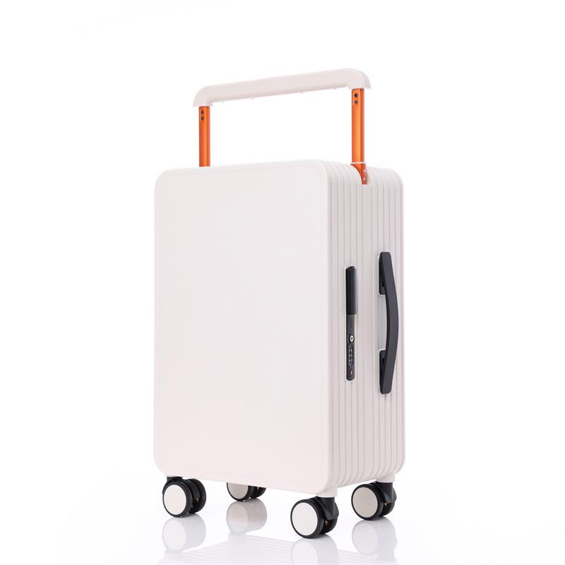 26" Wide Pull Rod Luggage: 20" Lightweight Female Carry-on Suitcase with Silent Wheels and Password Lock.