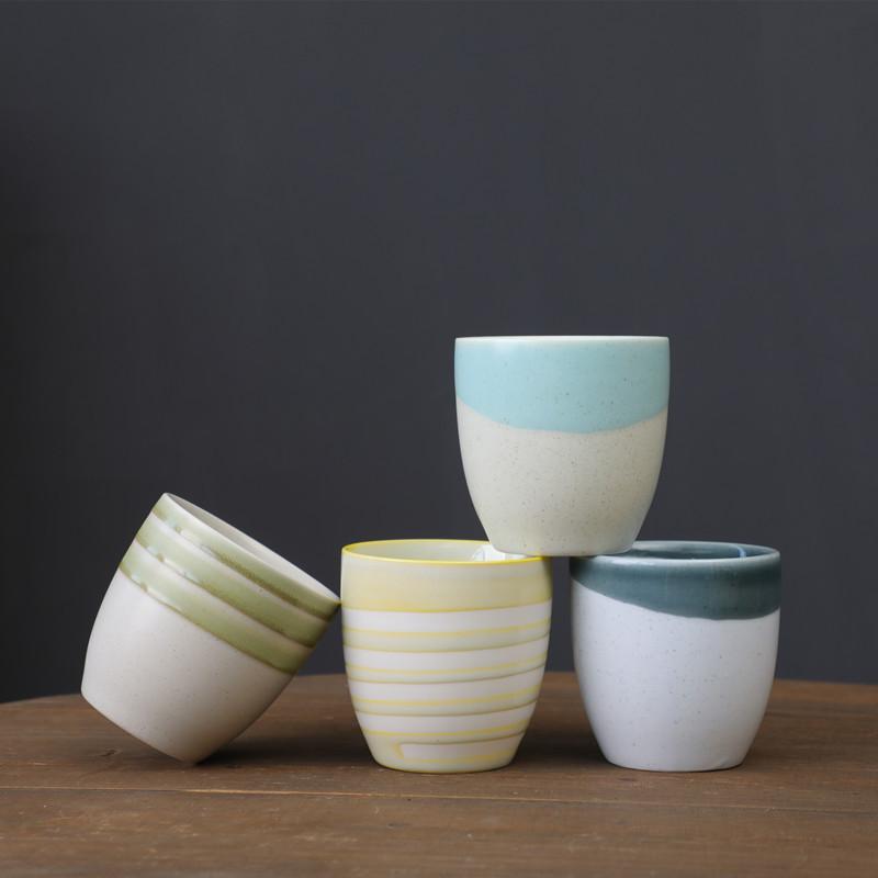 Xiaoqing Frischluft Keramiktasse Nachmittagstee Wasserbecher Hochwertig Konzentrierter Kaffeebecher Einfacher Stil Lässige Tasse