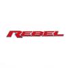 Personalized 3D Metal Car Sticker Rebel Letter Car Decal Self-Adhesive Letter Badge Stickers Car Exterior Decor Accessories