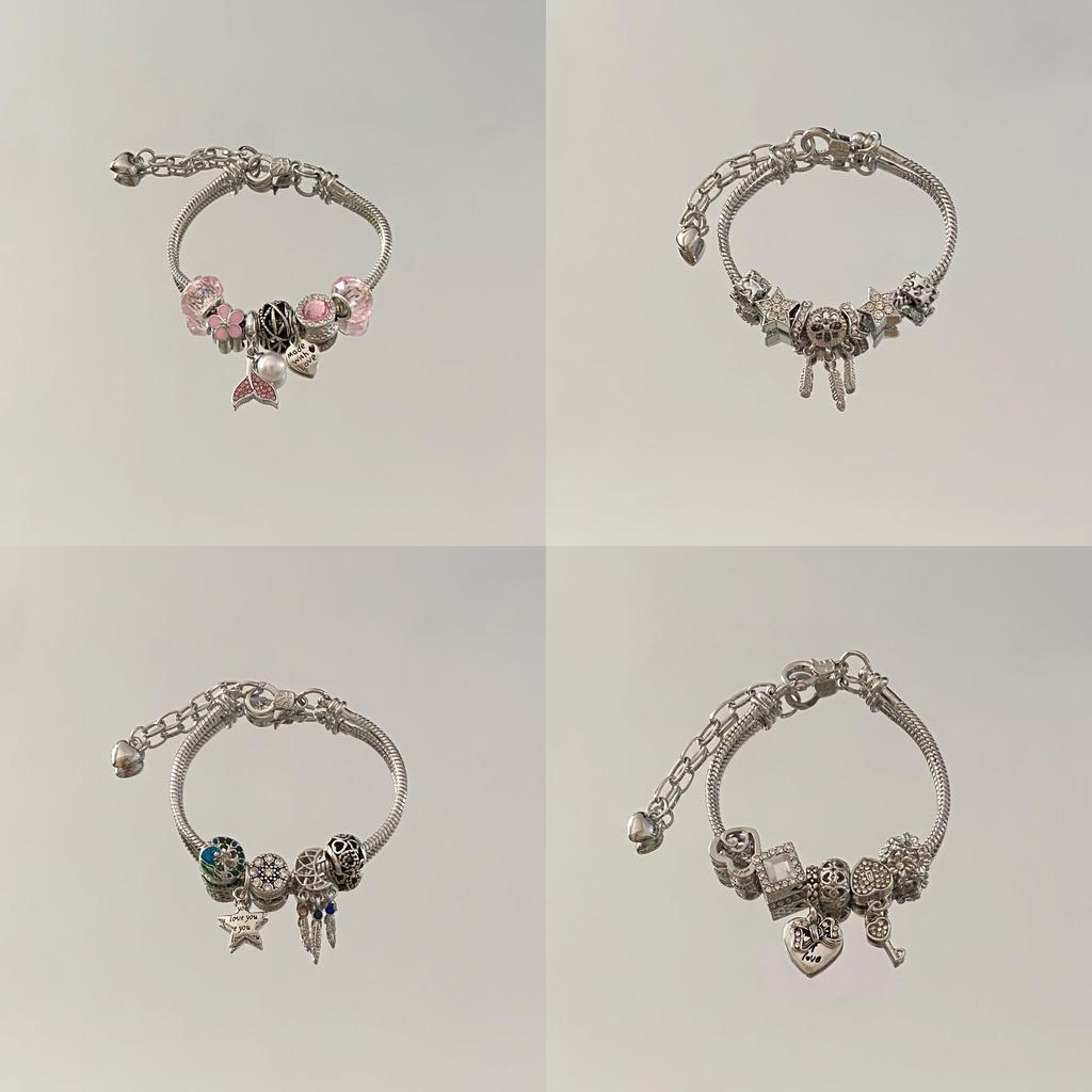 Hand Jewelry Pearl Fish Tail Dreamcatcher Beaded Bracelet For Women And Men