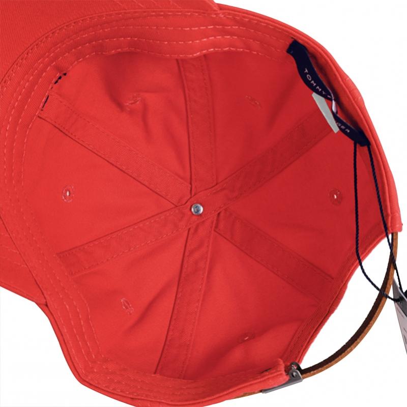Tommy Hilfiger Logo Ballcap Apple Red 6941823 608