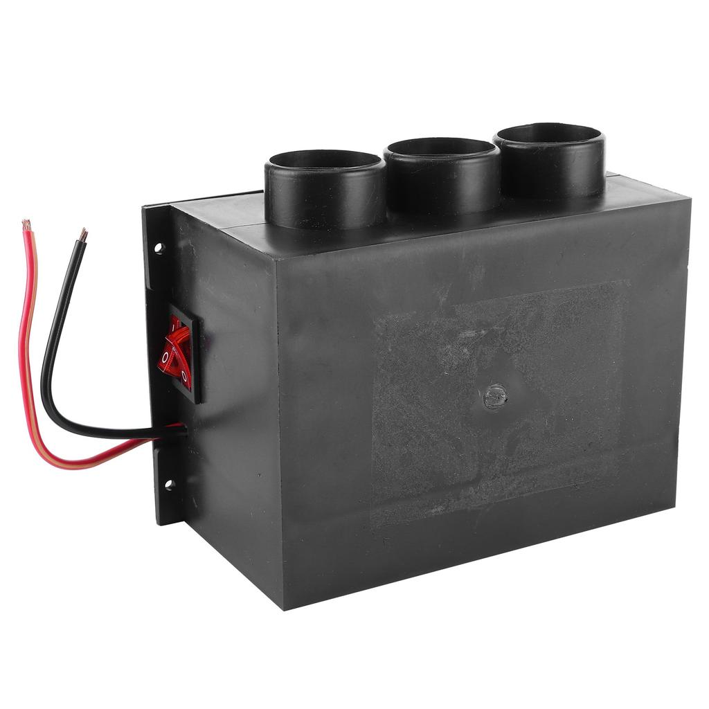 12V Car Heater 3 Hole Portable Winter Heating Warmer Windshield Defroster Fog Removing