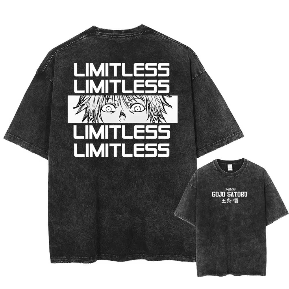 

Сатору Годзё и Сугуру Гето Забавная футболка с принтом Аниме Jujutsu Kaisen Футболка Мужская Женская Хлопковые футболки Харадзюку Футболка 3XL
