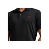 Polo Ralph Lauren Solid Color Logo Embroidered Short Sleeve Polo Shirt Men tops Black 710864868-003