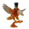 Eagle Liquor Decanter 300ml Creative Glass Whiskey Bottle 3D Carved Eagle Design Unique Gift for Whiskey Lovers And Pet Enthusiasts