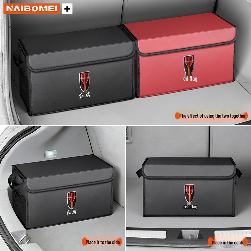 Hongqi Car Trunk Storage Organizer for HS5, HS7, H5, H7, EHS3, HS9, H9 Models