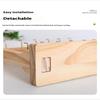 Wooden Jewelry Display Stand Necklace Bracelet Key Holder Hook Storage Rack Earring Pin Brooch Holder Stand Organizer