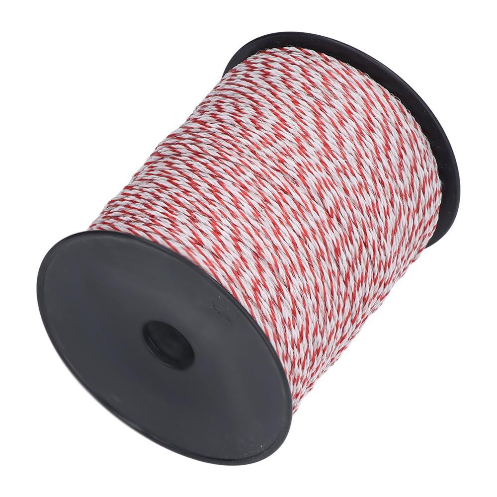 500m Length Electric Fence Power Wire Durable Electronic Fence Rope Garden