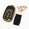 4/5 Buttons Tpu Auto Keyless For Honda Hr-V Cr-V Pilot Accord Civic Sport Si Ex Ex-L Car Key Case Cover Keychain Protector